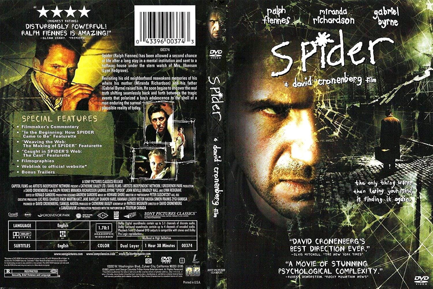 مشاهدة فيلم Spider (2002) مترجم