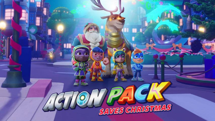مشاهدة فيلم The Action Pack Saves Christmas (2022) مترجم